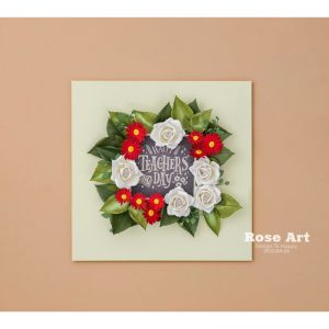 Tranh Hoa Giấy Handmade Trang Trí Tranh Hoa Size 25 25 4cm2